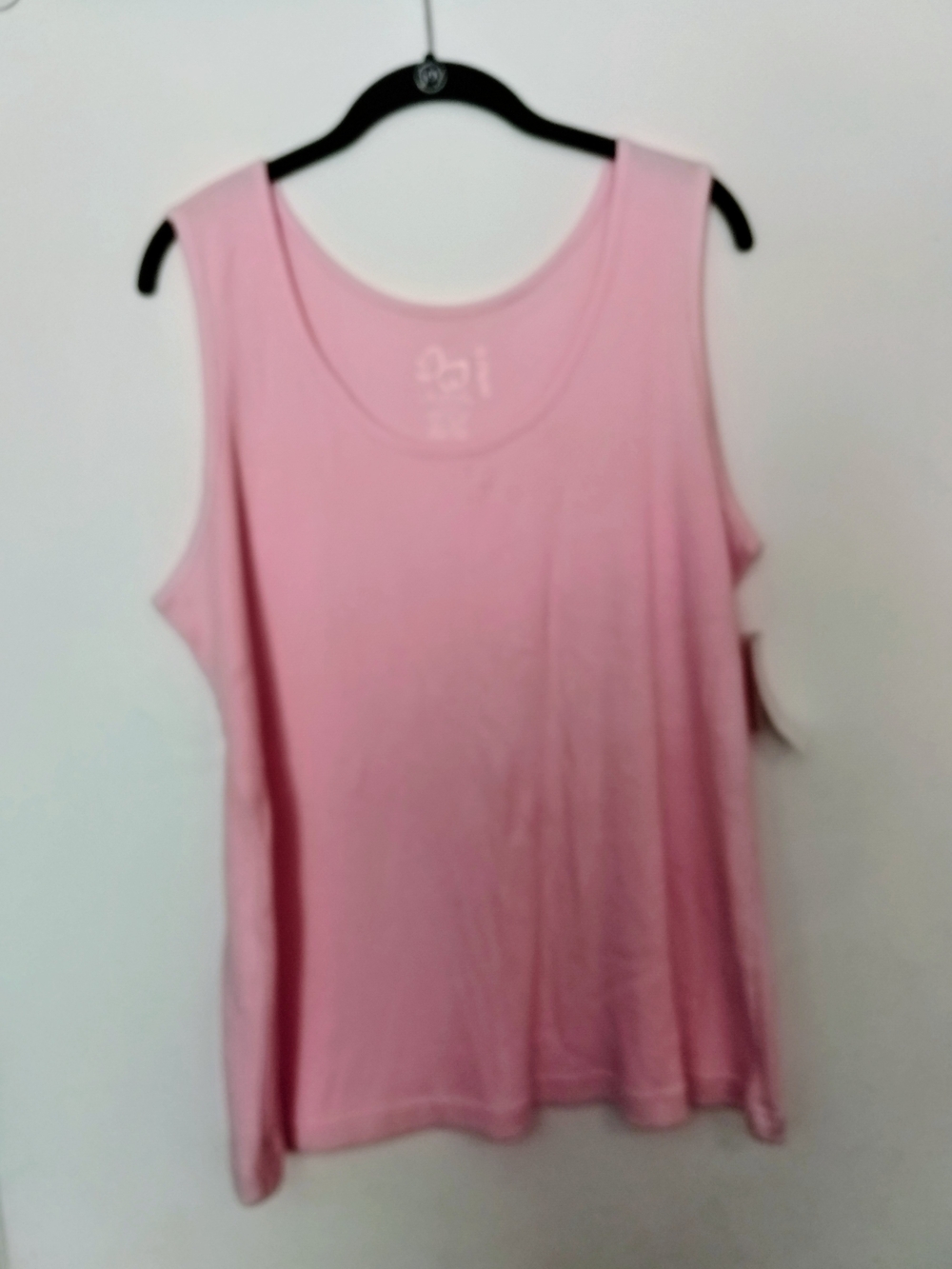 Light Pink Scoop Neck Tank Top